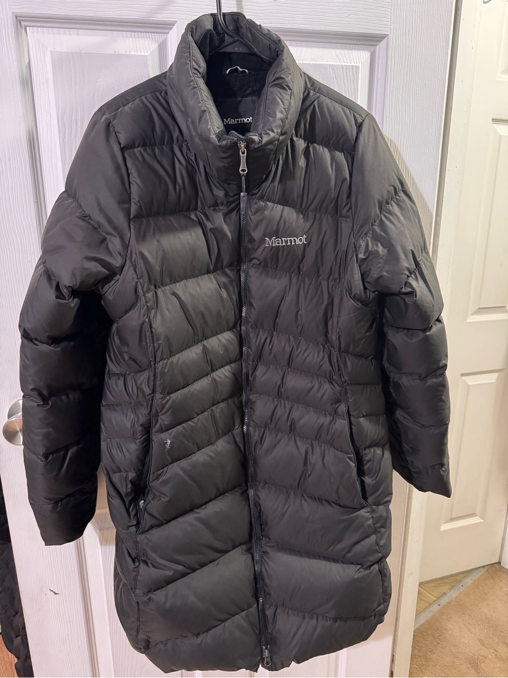 Marmot Womens Black Down Puffer Jacket